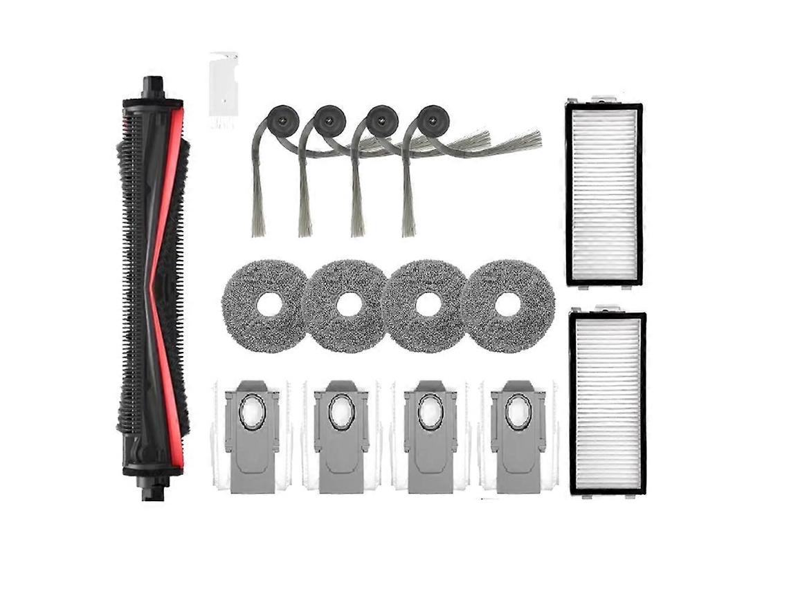 For G30/saros Z70 Space Cleaning Machine Accessories Anti Entanglement Main Side Brush Filter Mop P