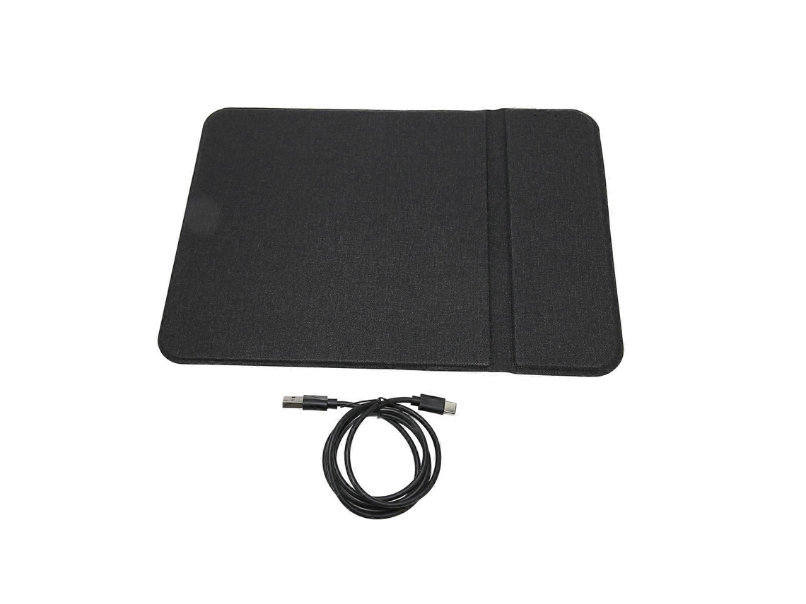 Base De Carregamento Sem Fio Padrão Qi Antiderrapante De 15w Com Carregamento Rápido Para Casa E Escritório, Preta. Olysi Shop