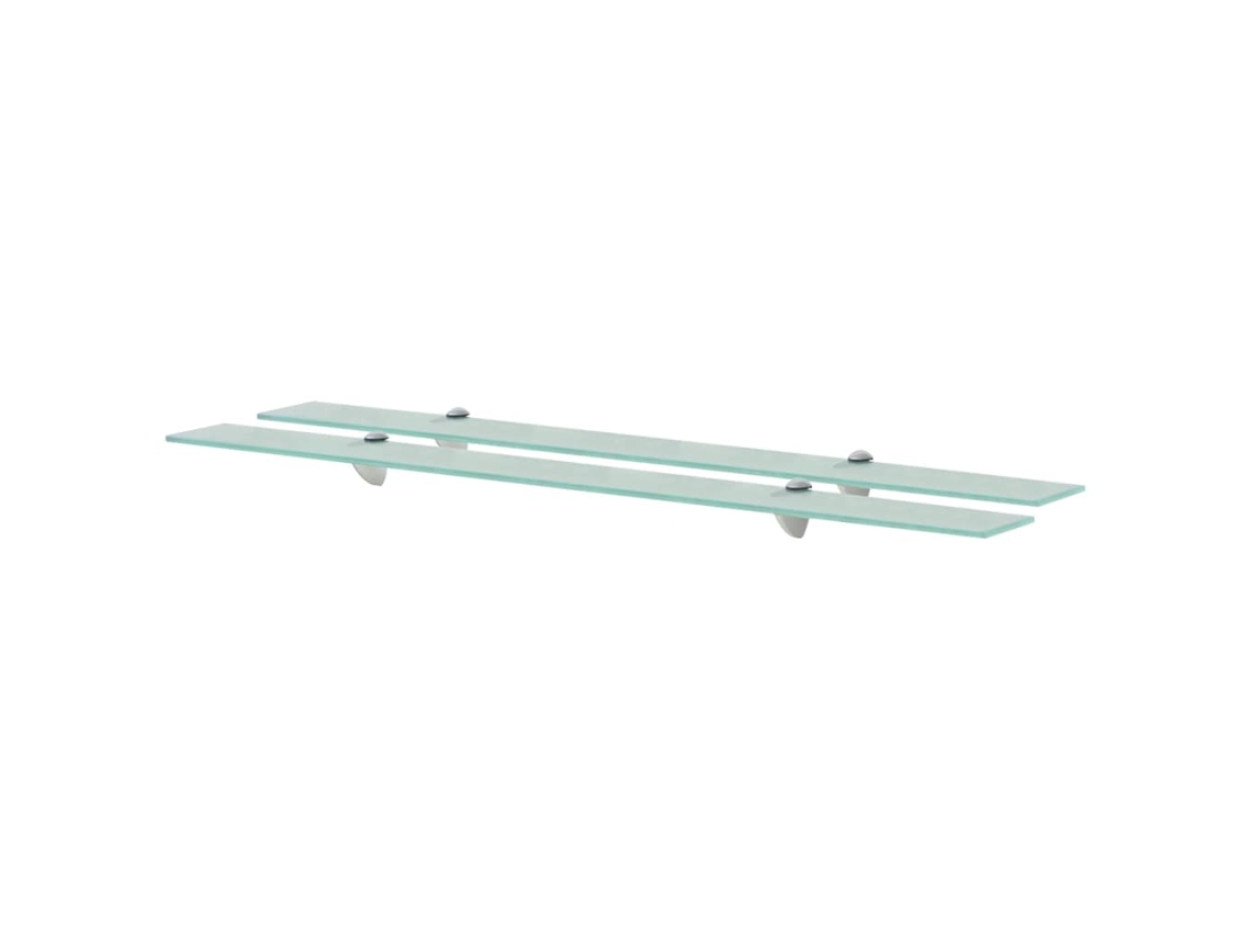 Vidaxl Prateleiras Flutuantes 2 Pcs Vidro 100x10 Cm 8 Mm