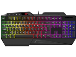 Teclado Gaming HAVIT KB488L (Membrana - Inglês - Preto)