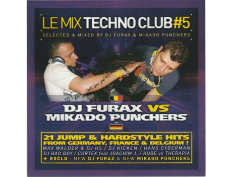 Cd Le Mix Techno Club5 Nord-way Productions