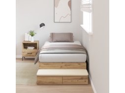 Estrado De Cama Carvalho Artesanal 80x200 Cm