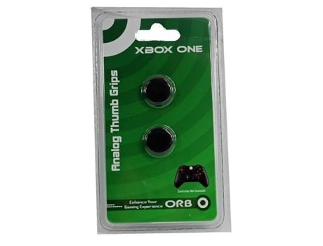 Punhos Analógicos Do Thumb Controller para Microsoft Xbox One Preto Pacote com 2 ORB