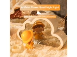 Lâmpada de Mesa Tulipe Diy Decorativa Luz Noturna Presente Nuvem