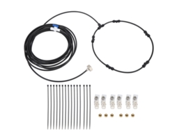 Kit de ventilador nebulizador externo 8m com anel de pulverização adaptador 3/4 latão