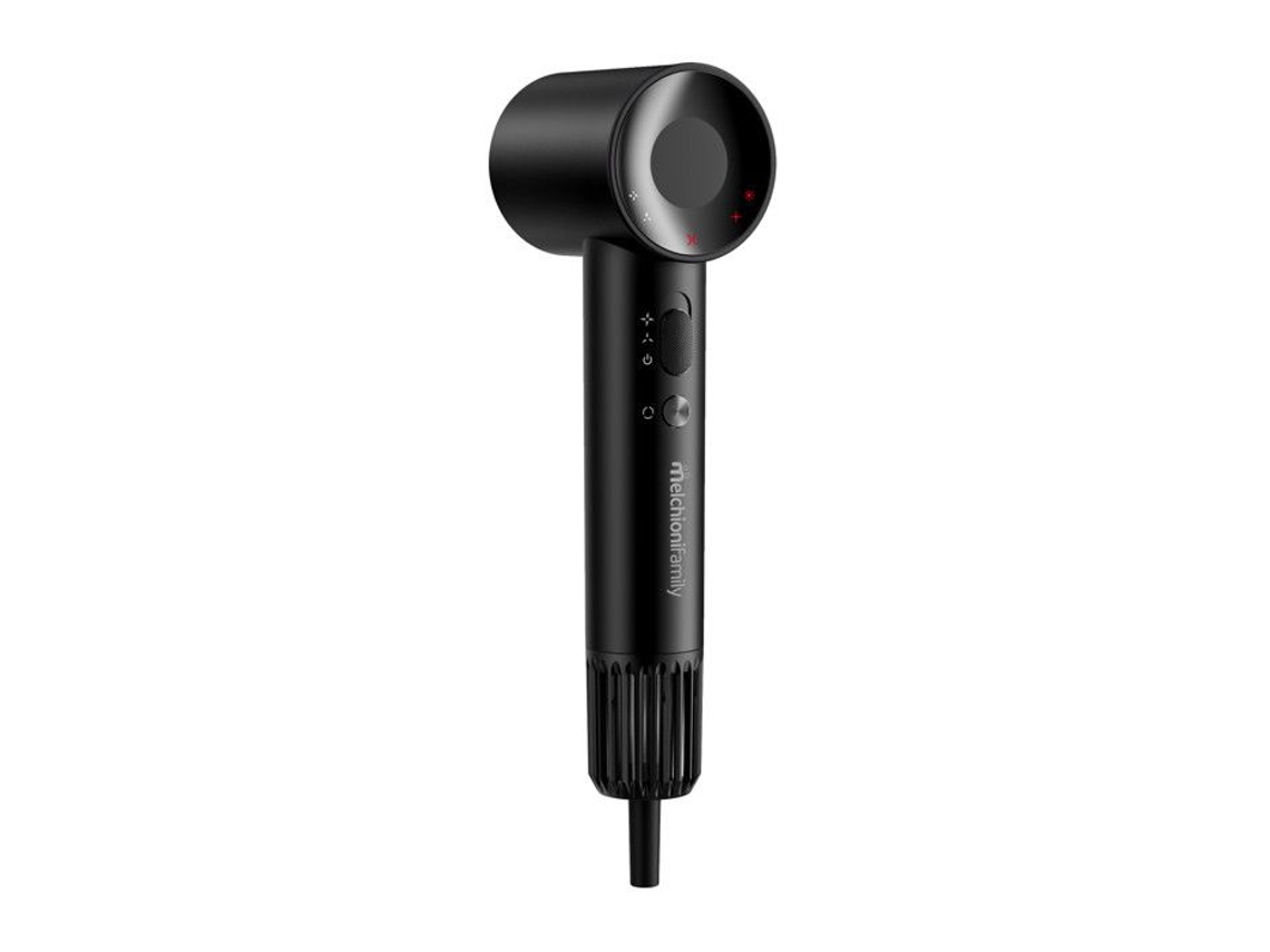 Secador de Cabelo Preto 1400w 2 Velocidades Temperatura Regulável MELCHIONI