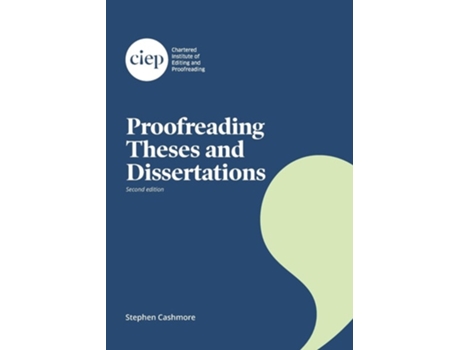 Livro Proofreading Theses and Dissertations de Stephen Cashmore (Inglês)
