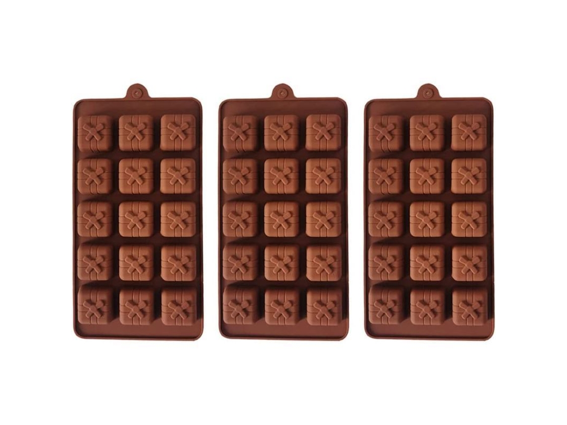 Moldes de Silicone Nova Line, para chocolate, arco, cubos de gelo, gelatinas, 3 unidades | S/MARCA