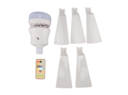 Ventoiluminador Luz Ajustável 3000k 6500k 3 Velocidades