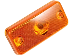 Indicador Led Laranja Para Reboque E Caminhão Com Plugue Plástico