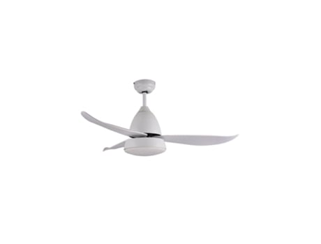 Ventilador DC branco MARINO com função inversor controle remoto LED INTERLUSA
