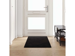 Vidaxl Runner De Carpete Preto 80 X 250 Cm 100% Polipropileno Tuft