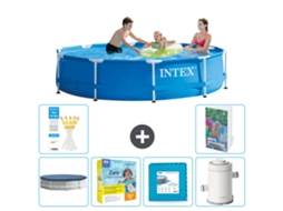 Intex Piscina Com Estrutura Redonda - 305x76 Cm - 7-peças S102