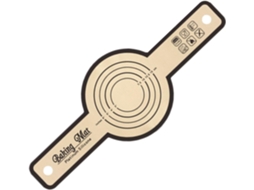 Tapete De Silicone Antiaderente Para Assar, Cor Bege, Escala De Medição, Para Pão, Pizza, Bolos E Massas No Forno
