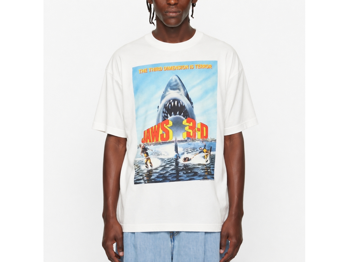Jaws Simple Poster T-shirt Classic Unisex Adults Size:s