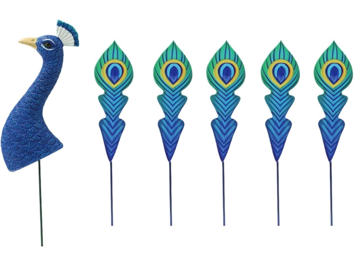 Estacas Decorativas para Jardim Ornamento de Gramado em Formato de Animal com Cauda Removível, Decoração de Metal CHABERLU
