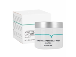 Máscara De Barro Para Tratamento De Acne Limpeza Profunda Controle De Óleo