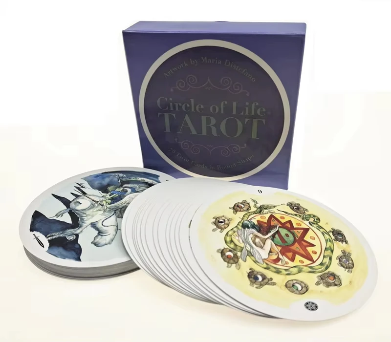 o Anel da Vida Cartas de Tarô MDUG (78 Cartas, Cartas Oráculo, Versão em Inglês)