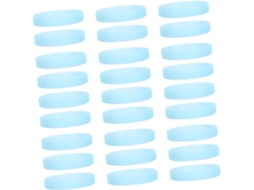 Conjunto de 40 pulseiras de silicone luminosas que não escurecem