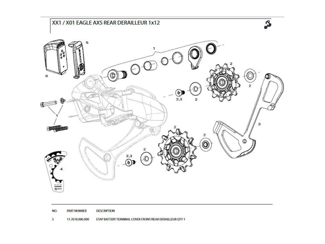 Sram Red Etap Battery Terminal Cover