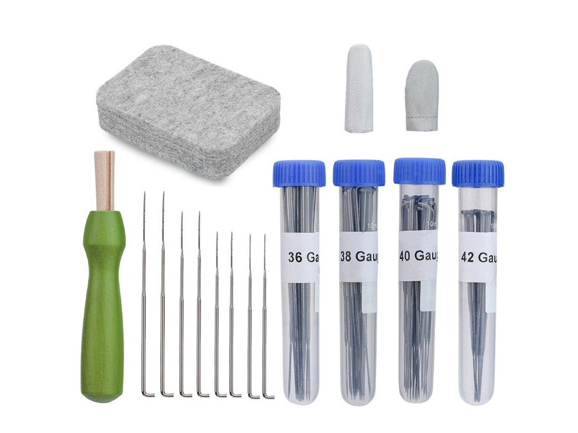 Kit De Feltragem Com Agulha Para Iniciantes Com Conjunto De Agulhas De Elysve
