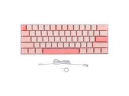 Teclado Mecânico 61 Teclas Switch Azul Rgb Usb C Fio Para Harmony Os Jogos E Trabalho