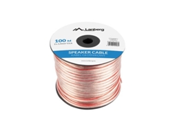 Cabo de Altifalante 2x1.5mm² 100m Transparente Lanberg