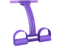 Corda De Resistência Dobrável Com Pedal Para Exercícios | Tensão Abdômen, Cintura, Braços E Pernas