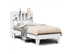 Bed Frame, Bed Frames Vidaxl Branco Madeira De Pinho (90 X 190 Cm)