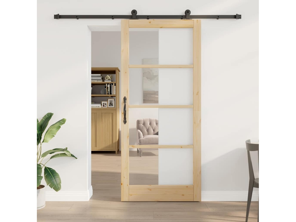 Vidaxl Porta Deslizante Orkdal Natural 93 X 211 Cm