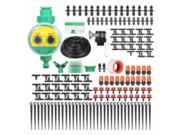 Kit De Irrigação Por Gotejamento Diy Com Temporizador Automático, 40m De Tubo, Bicos E Gotejadores Para Jardim, Pátio E Gramado