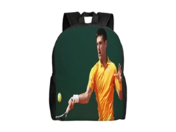 Mochila Novak Djokovic D189 Para Estudantes, Leve E Resistente, Impermeável E Com Alça De Ombro Ajustável.