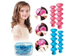 Conjunto De 10 Modeladores Cabelo Silicone Macio, Sem Calor, Para Enrolar E Torcer O Cabelo. Ideal Fazer Cachos Em Casa.-aquaforge