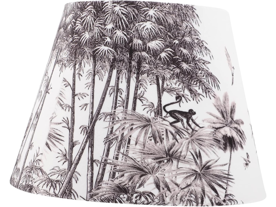 Abajur de Mesa com Estampa de Flanela, Compatível com Soquetes E14 e E27, Formato Delicado e Design Exclusivo. SFUSHOS