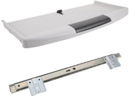 Bandeja De Teclado Mesa Com Material Abs E Trilhos Deslizantes, Suporte De Teclado Que Economiza Espaço Para Escritório