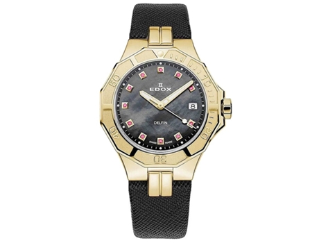 Relógio Edox Swiss® Delfin The Original Diver Lady 53020 37jc Nanrud