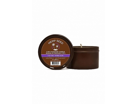 Vela De Massagem Semente De Cânhamo Lavanda EARTHLY BODY