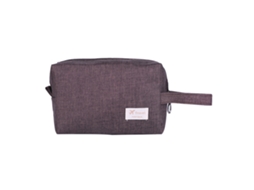 Bolsa De Higiene Feminina Bolsa De Armazenamento De Artigos De Higiene Para Viagem Bolsa De Barbear À Prova D'Água Caqui ZMDECQNA