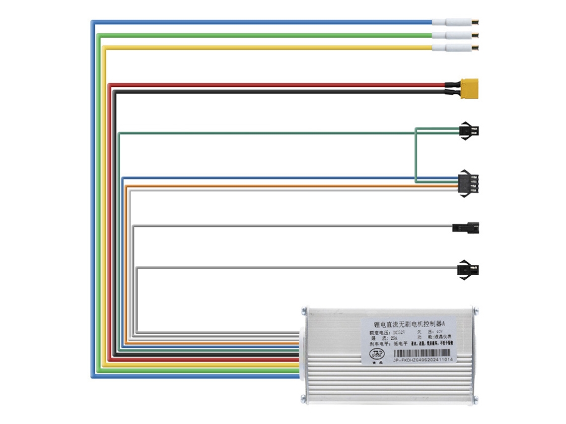 Controlador 52v 25a 800w-a Lcd Jp [j&p]