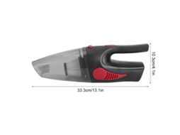 Lurelia Aspirador Portátil Sem Fios Para Carro, 120 W, Usb, Seco/húmido, Preto