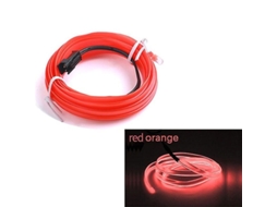 Tira Led Decorativa Flexível De 5m Para Interiores De Carros Com Usb Luz Ambiente Impermeável Ipx6 12v/5v