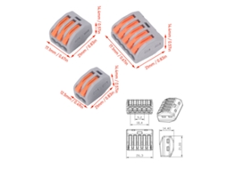 Laxiscreed Conector De Fiação Pct Lever Wire Para Conexões Rápidas E Seguras