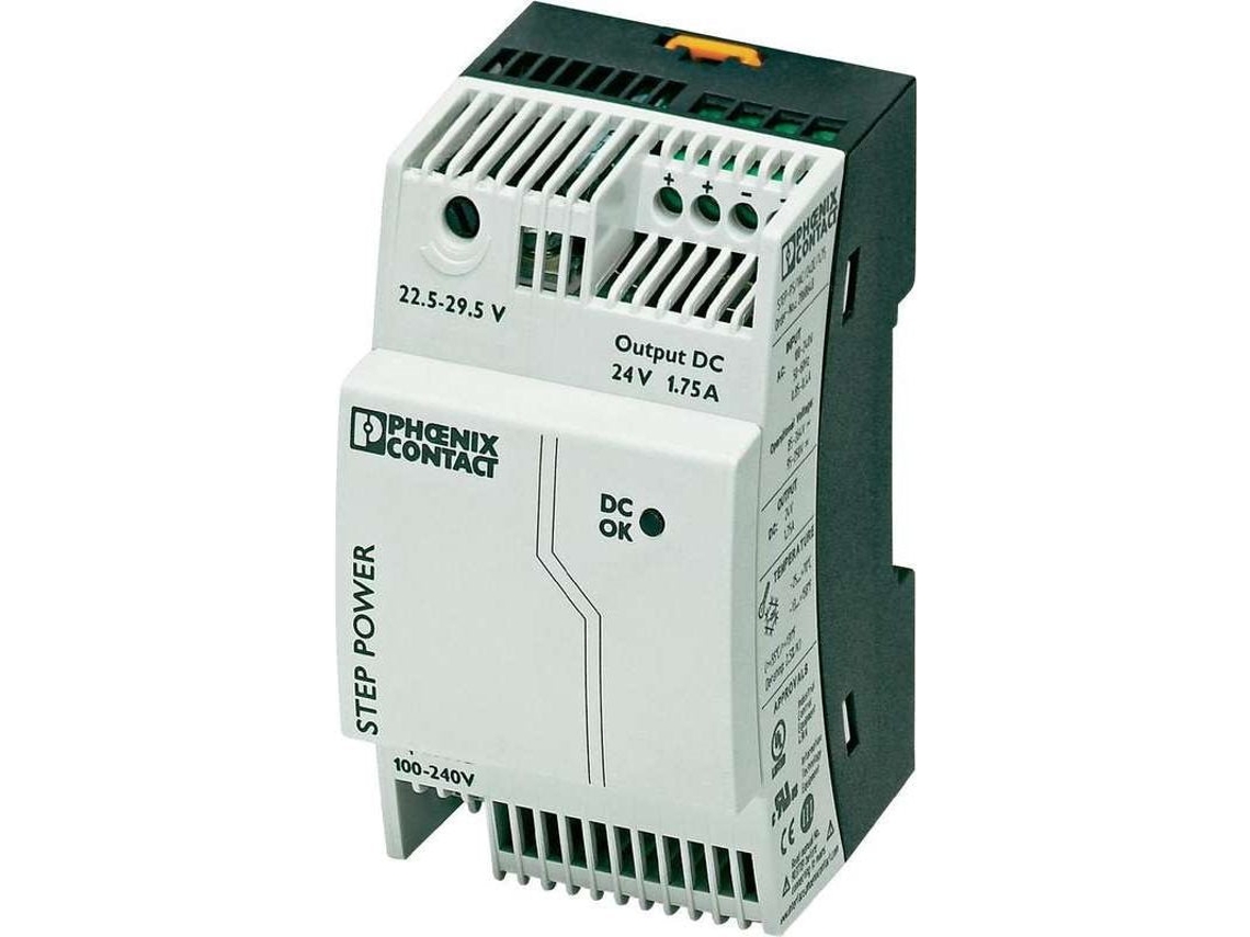 2868648 100 240 V Cinza 25 70 °c 40 85 °c 54 mm 61 mm Phoenix Contact (2868648)