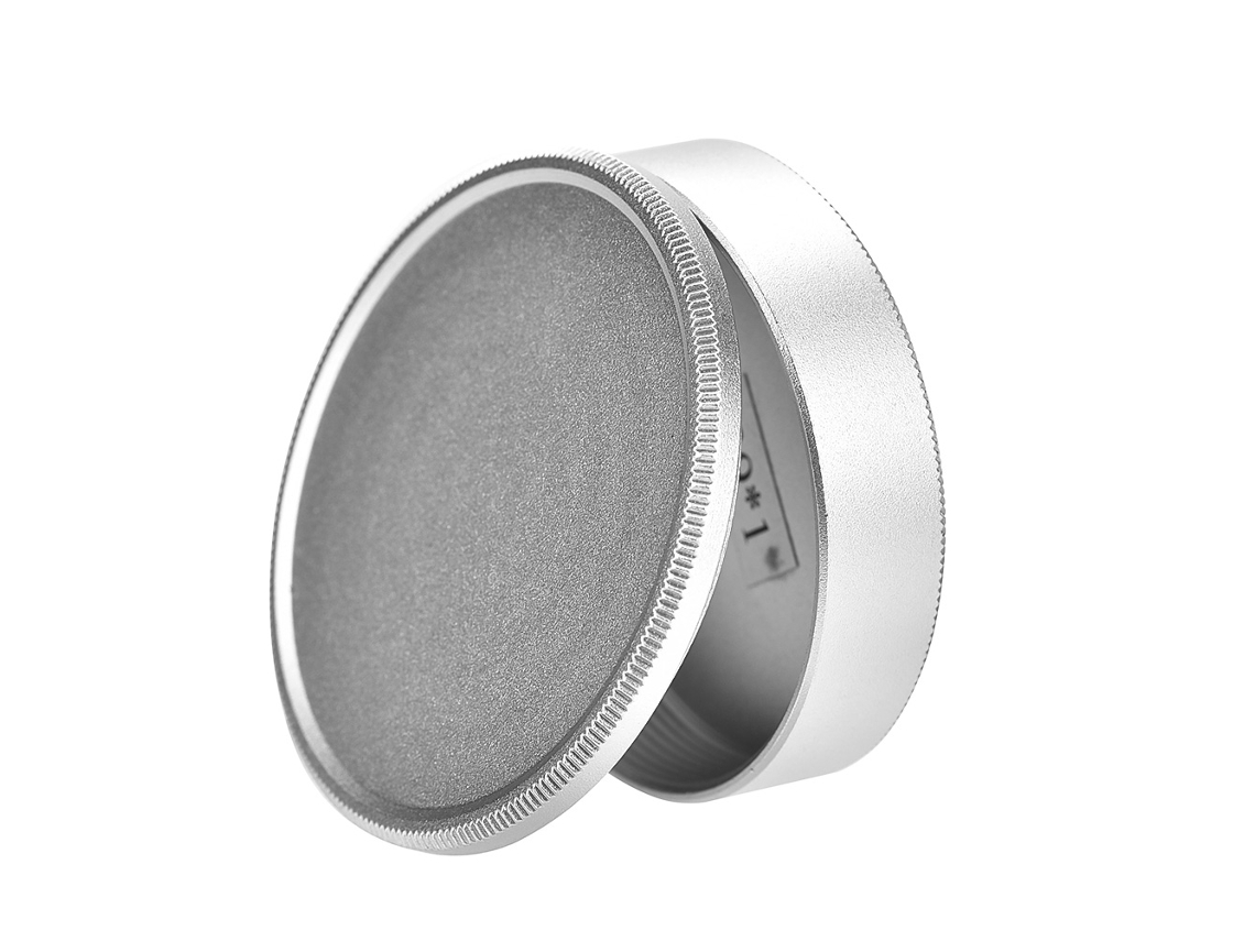 Metal Protective Body Front Rear Lens Cap Cover For M39 Screw Mount Camera Lenses LAXISCREED (silver)