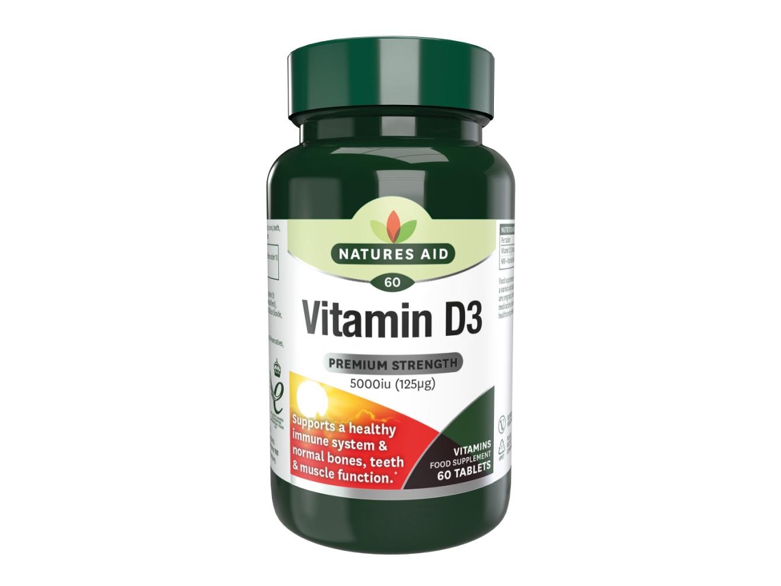 Natures Aid Vitamin D3 5000iu 60's