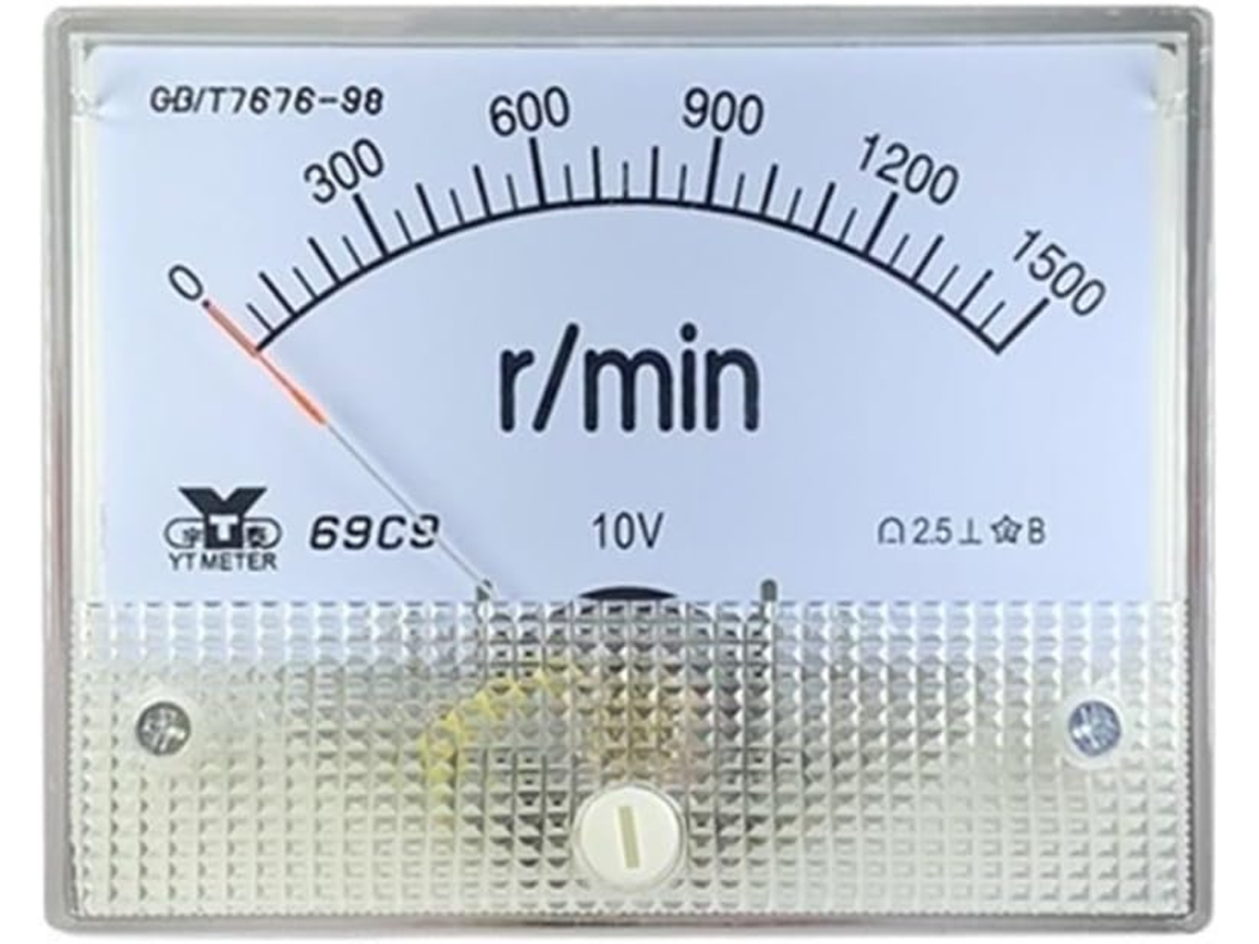 Medidor Cc 69c9, Tacômetro De 100 Metros, Entrada 200 Rpm,