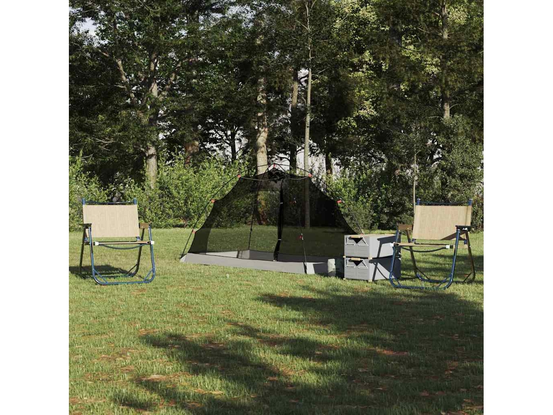 Vidaxl Barraca Com Telhado Cinza E Preto 236 X 108 X 120 Cm