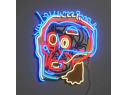 Placa de Neon LED YELLOWPOP Jean Basquiat - Face