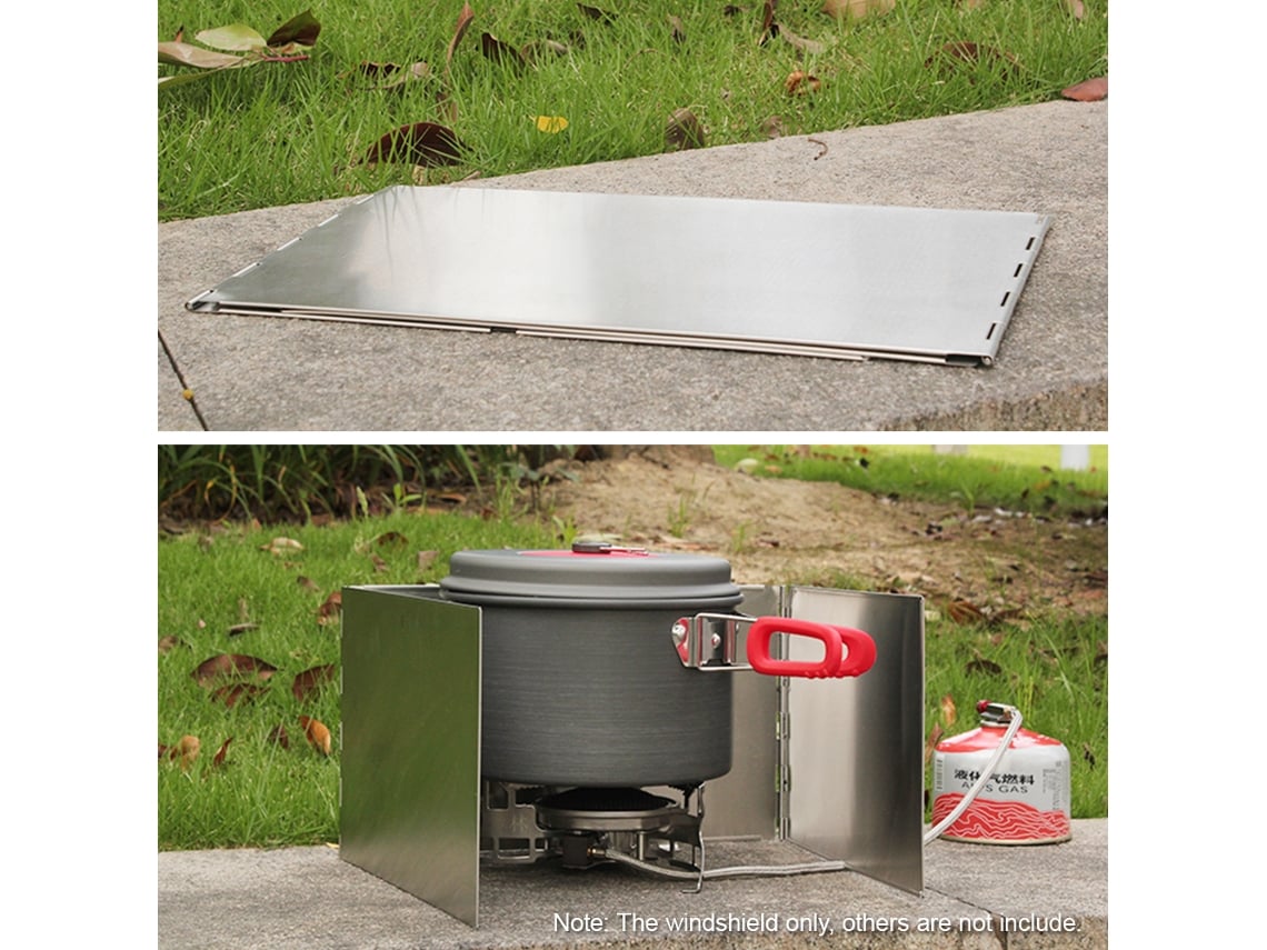 Protector de Vento para Fogão de Camping Plegável