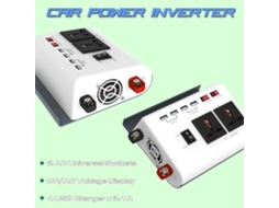 Inversor 300w 12v Para 110v Com Painel Solar 18w E Controlador 30a